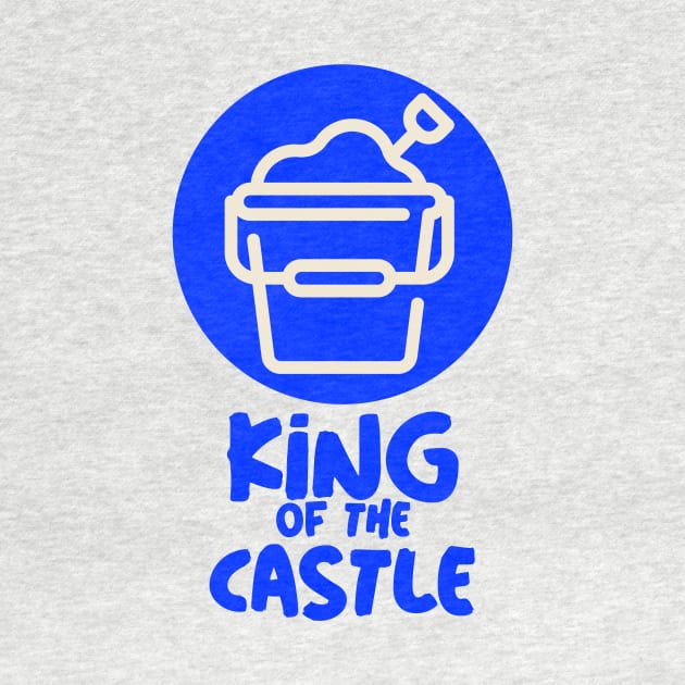 Blue King of the Castle by Preston James Designs